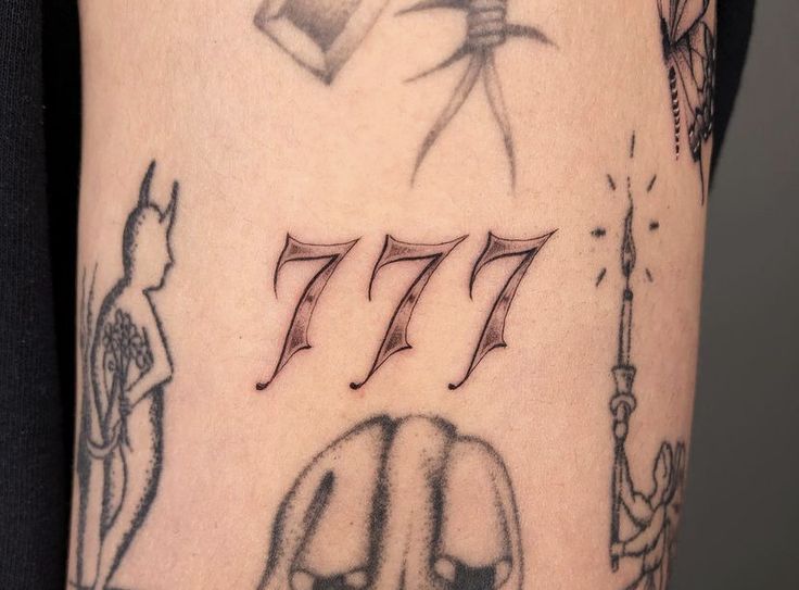 7 Lucky 777 Tattoo Designs That Bring Good Fortune