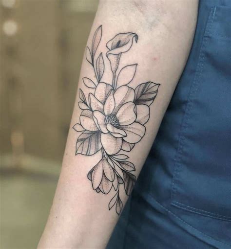 Magnolia Tattoo Designs Inspiration and Meaning