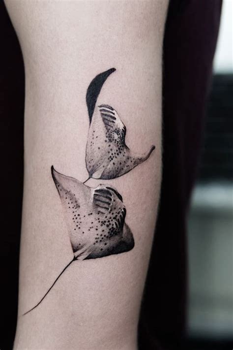 Manta Ray Tattoo Designs for Ocean Lovers