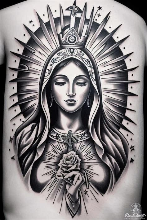 7 Beautiful Mary Tattoo Design Ideas