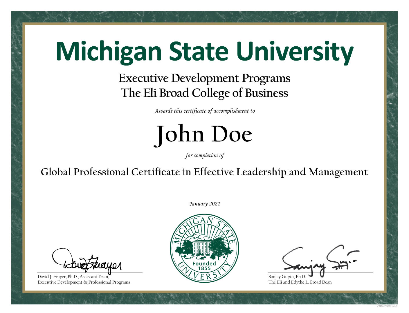 Master Of Science In Healthcare Management Leadership Msu Online