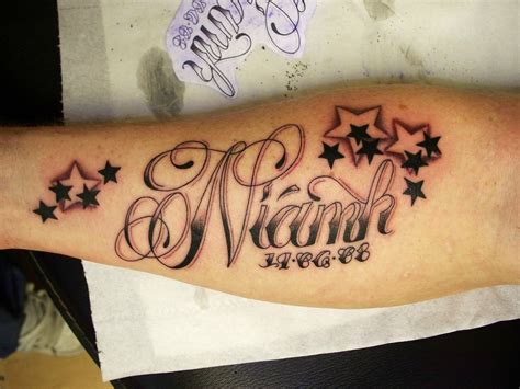 Men's Name Tattoo Designs and Ideas