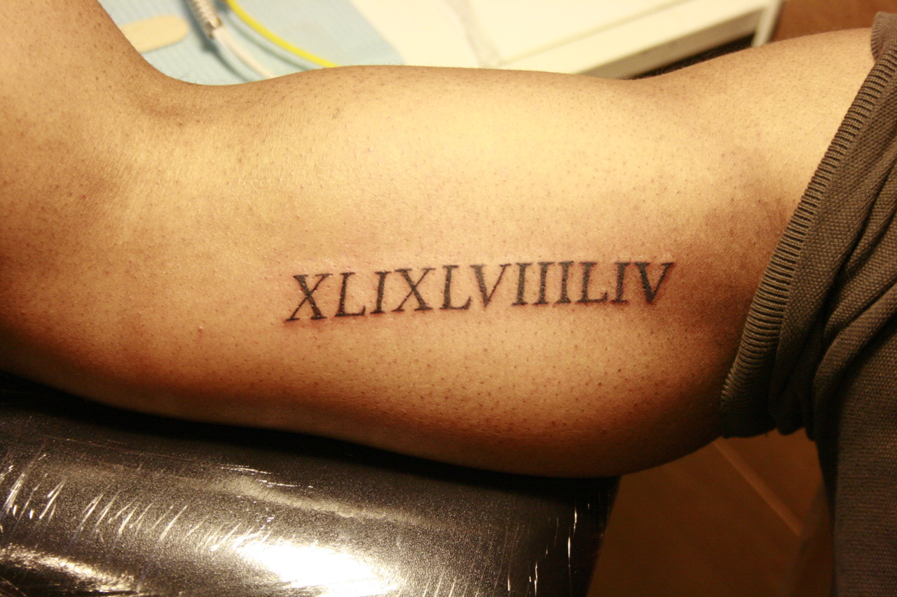 7 Roman Numeral Tattoo Ideas for Men