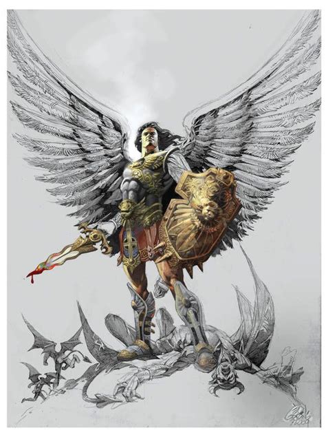 Michael Archangel Tattoo Designs Printable Calendars At A Glance