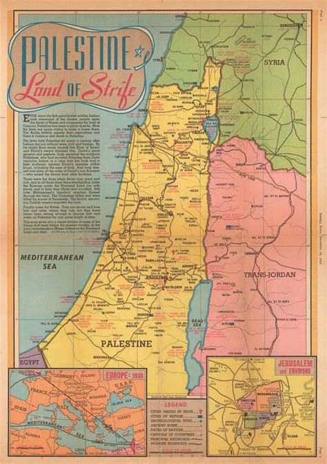 Middle East Map 1945: Borders and Territories After WWII