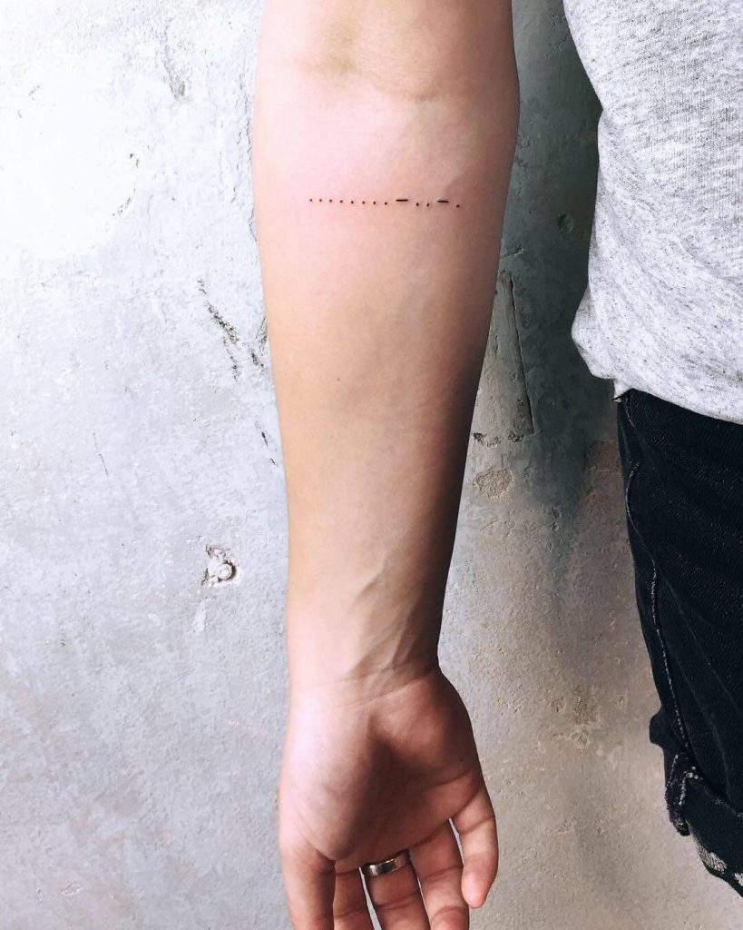 5 Secret Morse Code Tattoo Ideas