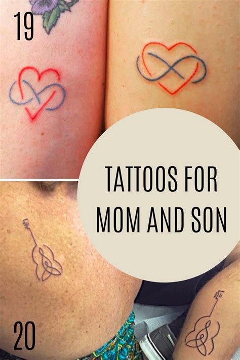 Mother Son Tattoo Designs for a Lasting Bond