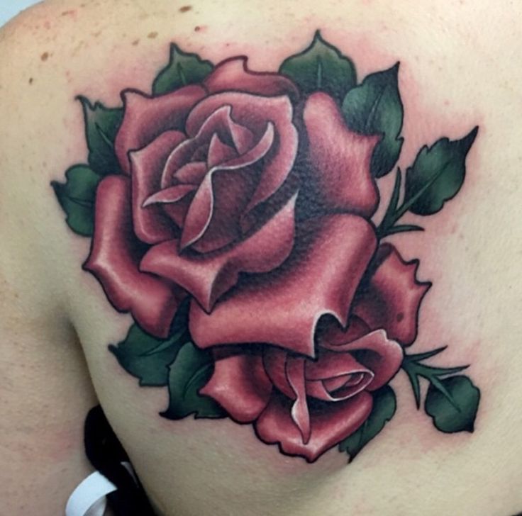 My Beautiful Pink Rose Tattoo Perfect Shading And Highlighting