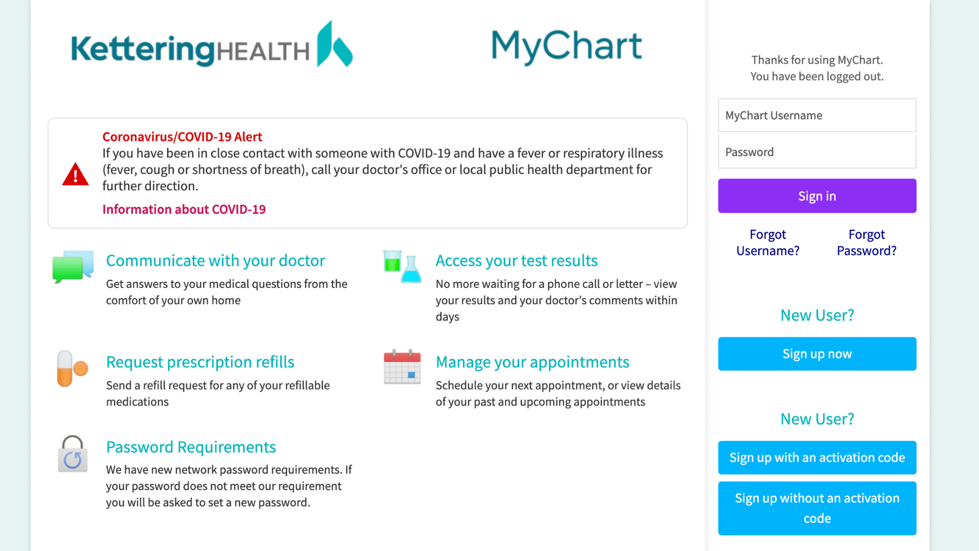 Mychart Kettering