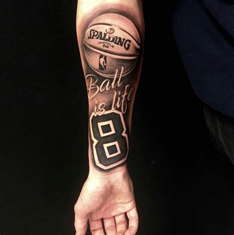 NBA-Inspired Tattoo Designs for Basketball Fans