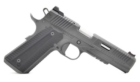 Nighthawk Custom Agent 2 45Acp 5 Amp Quot Match Barrel With Fluted Hood Nh Smoke Cerakote Finish