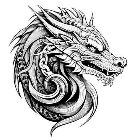 Nordic Dragon Tattoo Designs: Mythical Nordic Beast Art