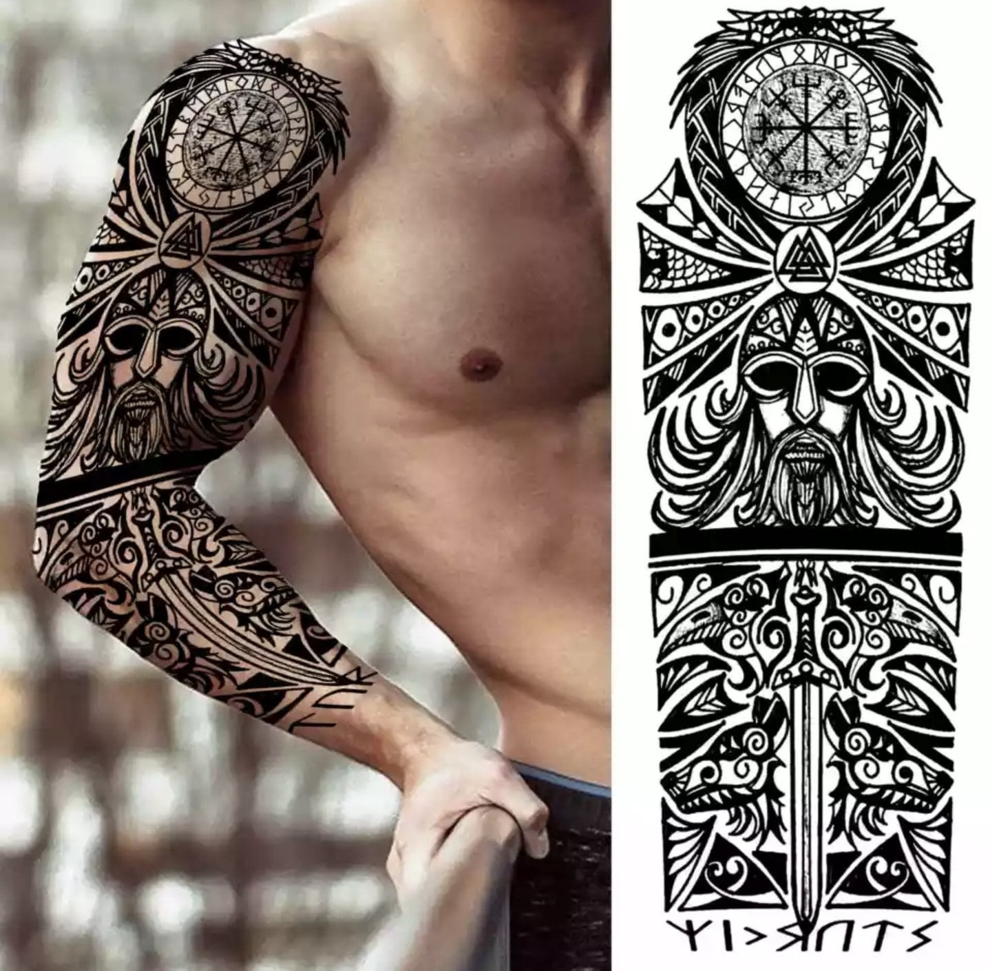 7 Traditional Nordic Tribal Tattoo Designs