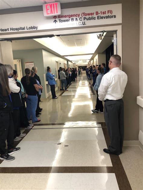 Northwest Texas Healthcare System On Linkedin Staff Lined The Hospital