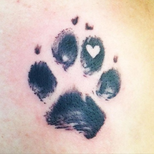 5 Beautiful Paw Print Memorial Tattoo Ideas