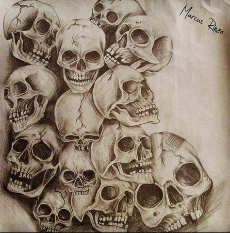 Pile Of Skulls Skull Tattoo Design Skull Tattoos Skull Tattoo