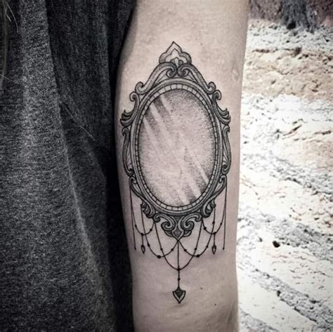 Pin By Danielle Green On Tattoo Ideas Mirror Tattoos Framed Tattoo