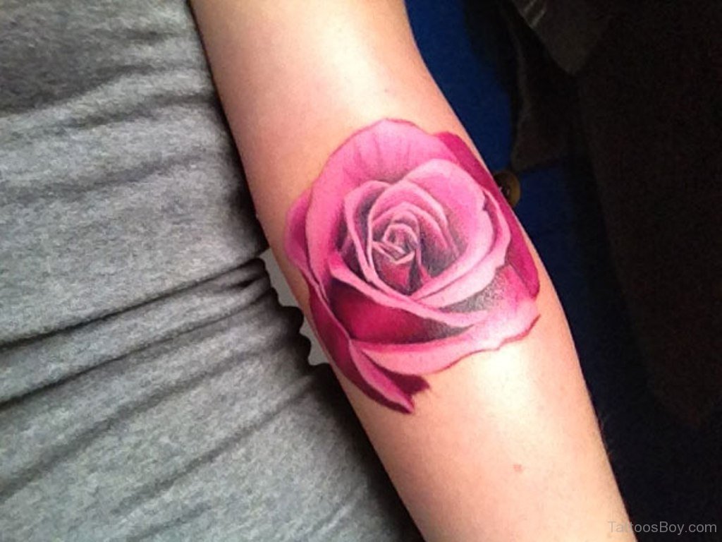 Pink Rose Pink Rose Tattoos Rose Tattoo On Arm Colorful Rose Tattoos