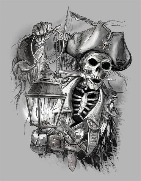 Pirate Skull Tattoo Designs