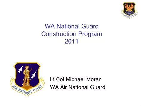 Ppt Wa National Guard Construction Program 2011 Powerpoint