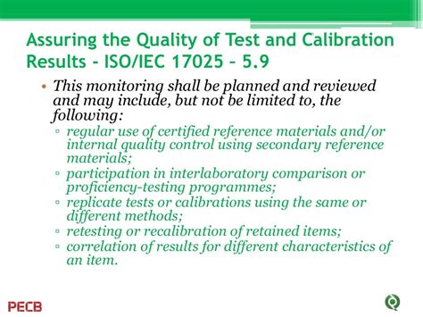 Quality Assurance Of Laboratory Test Results Based On Iso Iec 17025