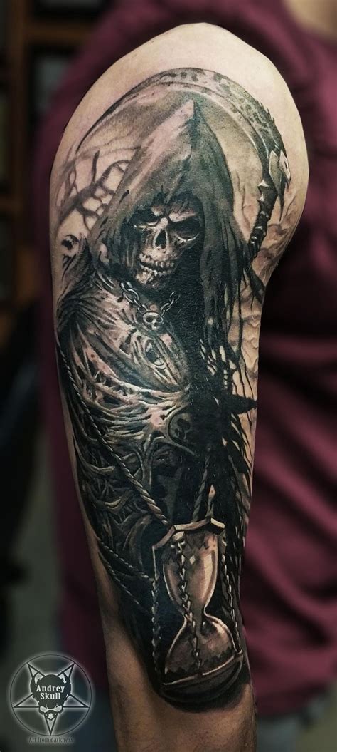 Realism Grim Reaper Tattoo Designs and Meanings Explained