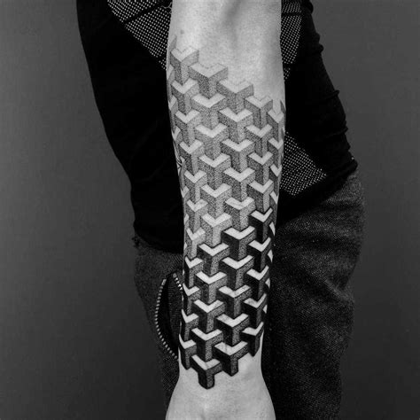 Really Cool Geometric Design Sleeve Really Intricate And Detailed