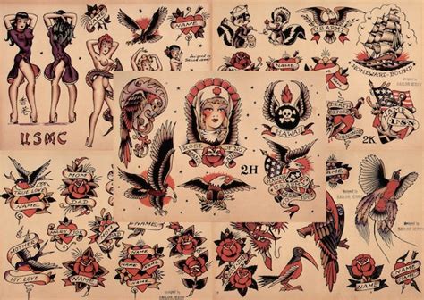 8 Sailor Jerry Style Tattoo Designs You'll Love