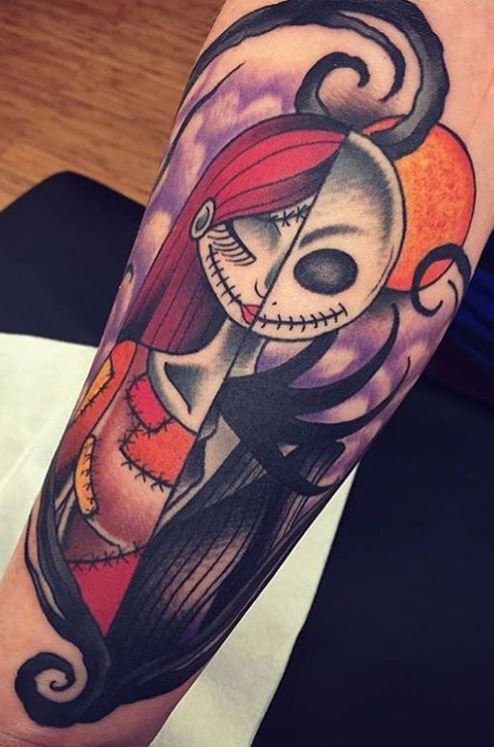 Sally And Jack Tattoo Top 30 Jack And Sally Tattoo Designs