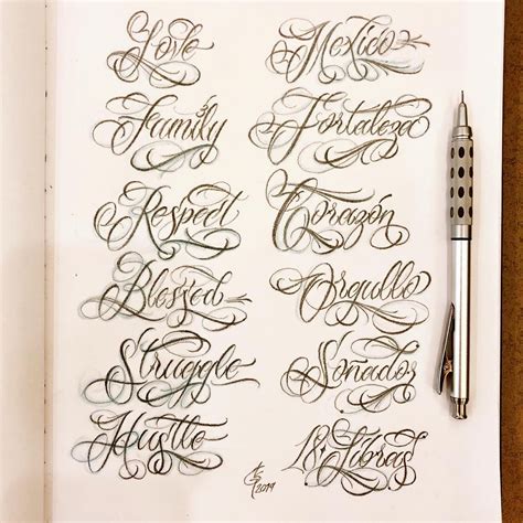 Script Fonts for Tattoo Lettering: Elegant Designs Revealed