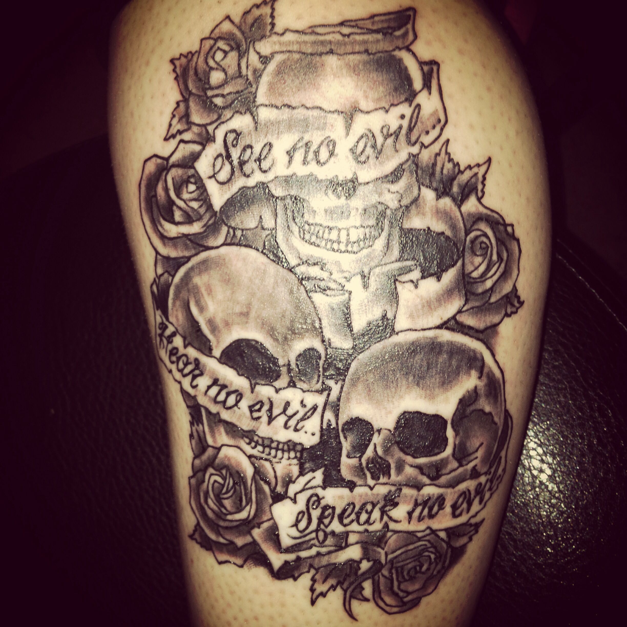 See No Evil Hear No Evil Speak No Evil Tattoo