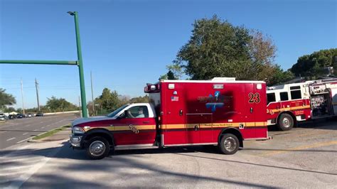 Seminole County Rescue 23 Responding Youtube