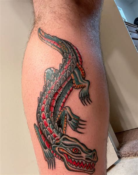 Share 74 Traditional Gator Tattoo Latest In Cdgdbentre