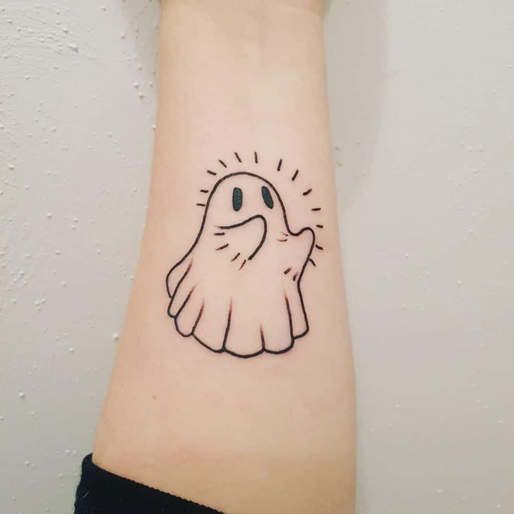 10 Simple Ghost Tattoo Designs for a Haunting Look