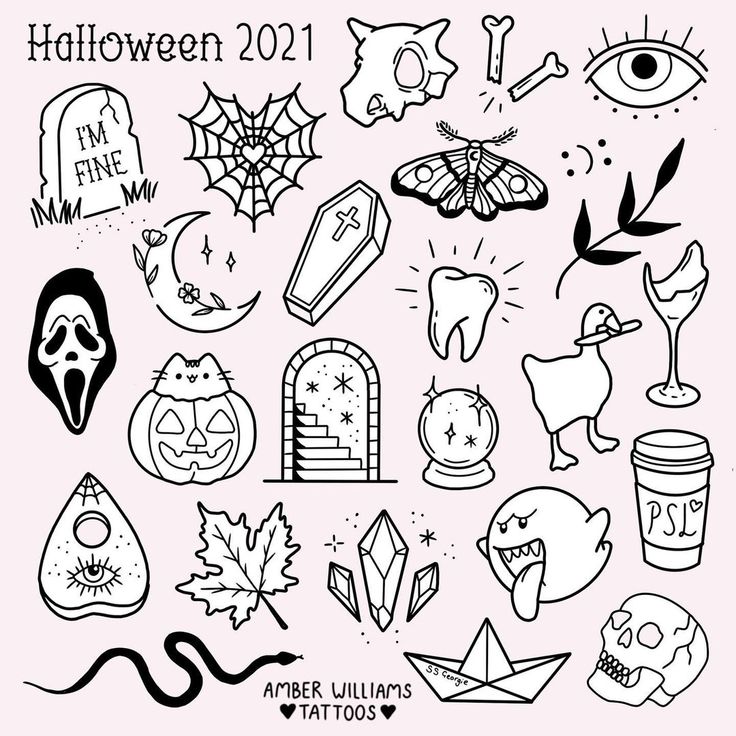 10 Simple Halloween Tattoo Designs to Die For