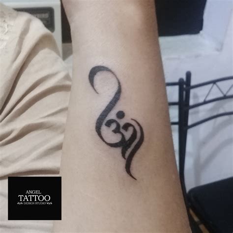 Simple OM Tattoo Designs with Meaning