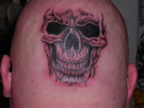 Skull Head Tattoo By Lucidpetroglyphs666 On Deviantart