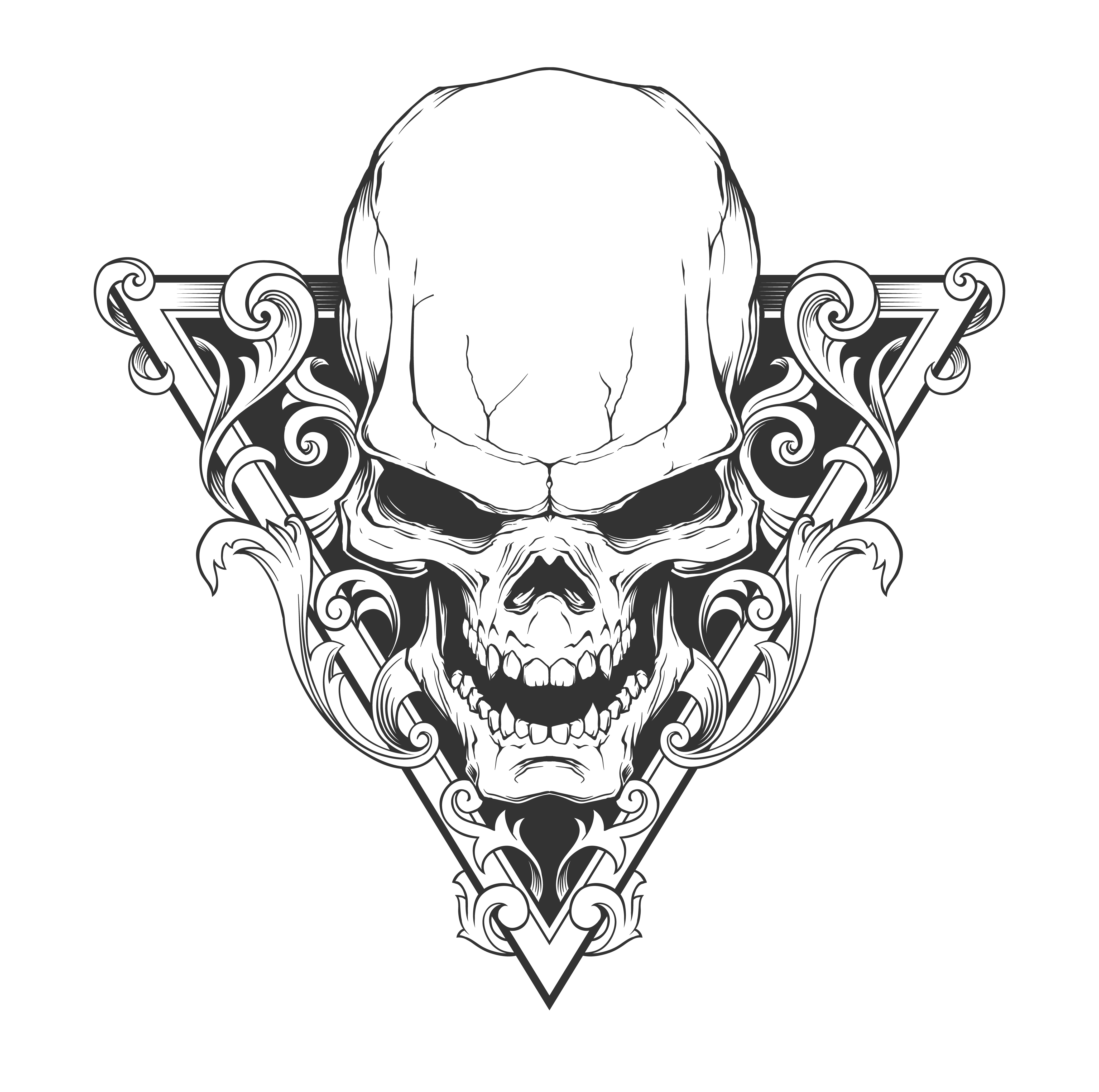 Skull Head Tattoo Sleeve Best Tattoo Ideas Gallery