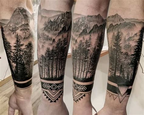 Exploring the Majestic Sleeve Tattoo Forest Designs