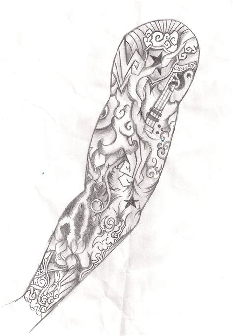 Sleeve Tattoo Stencil Designs to Inspire Your Next Ink