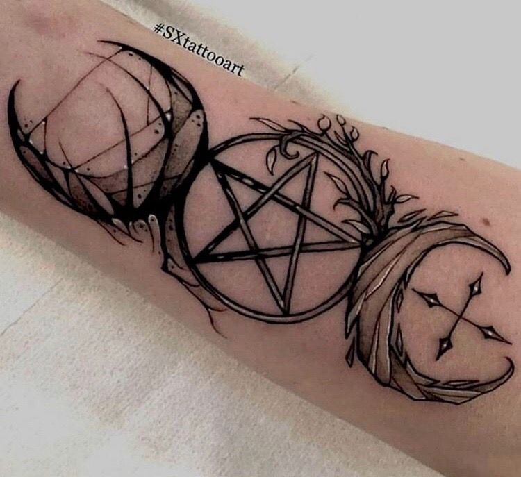 Small Cool Witch Tattoos Designs and Ideas