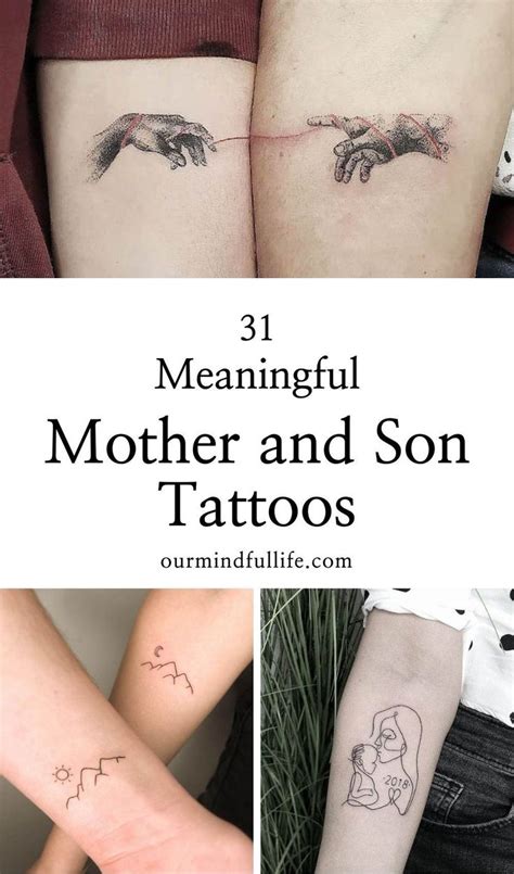 25 Son Tattoo Ideas to Honor Your Mom Forever