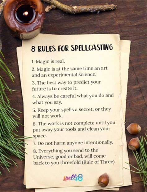 Spellcasting For Beginners Basic Rules Spells For Beginners Wiccan