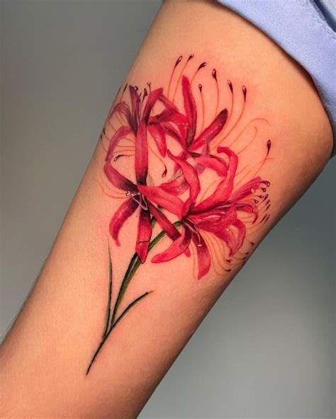 Spider Lily Tattoo Meaning and Design Inspiration