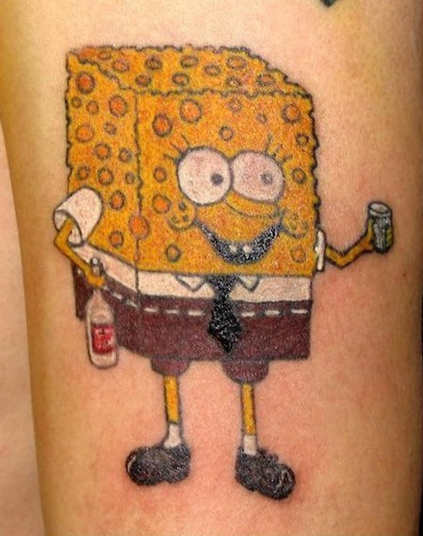 Spongebob Tattoos Designs Ideas And Meaning Tattoos For You