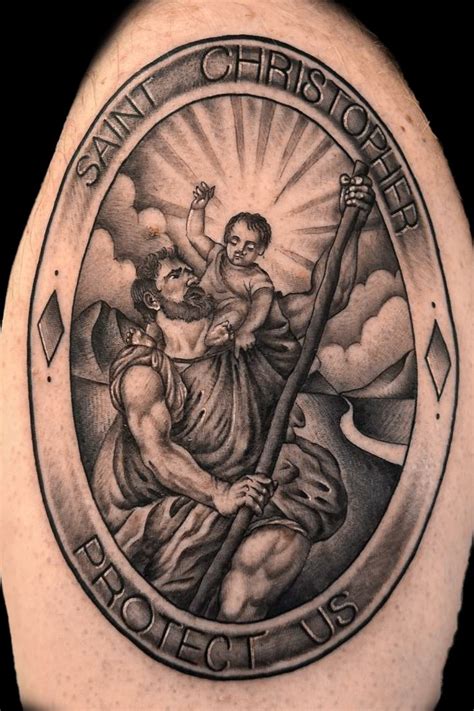 7 Meaningful St Christopher Tattoo Designs and Ideas