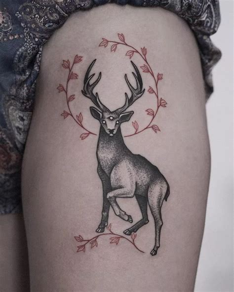 Stag Tattoo Stag Tattoo Tattoos Skull Tattoo