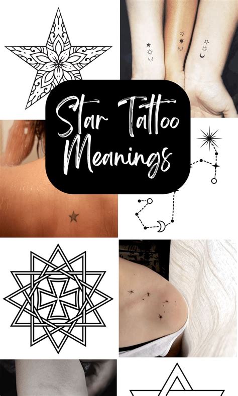 Star Tattoo Meaning Types Right Placement Pictures