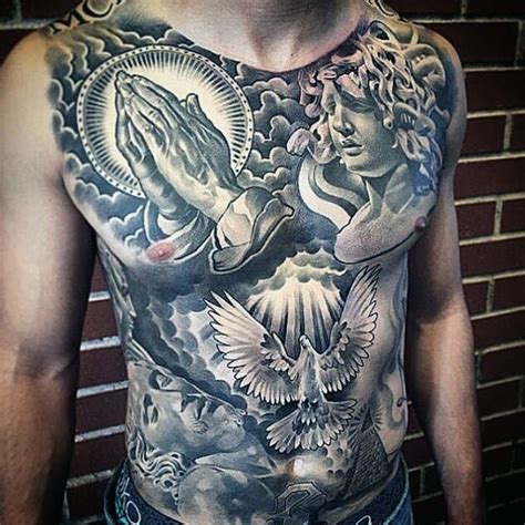 Stomach Tattoos For Men Ideas