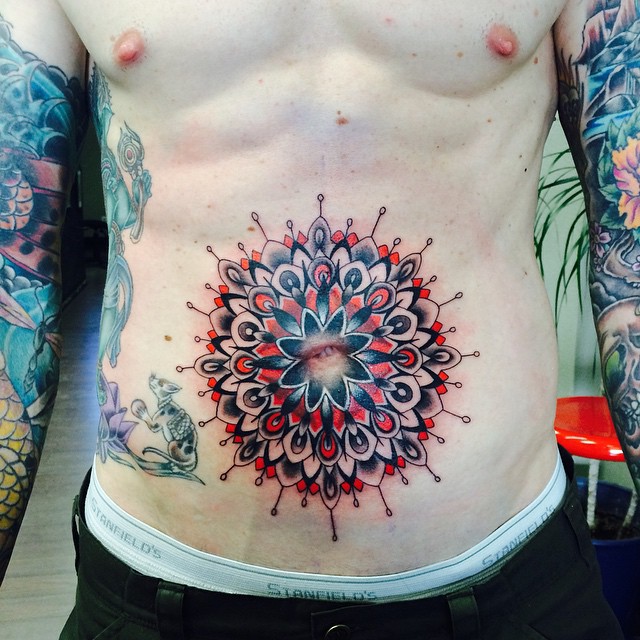 Men's Stomach Tattoos: Designs and Placement Ideas